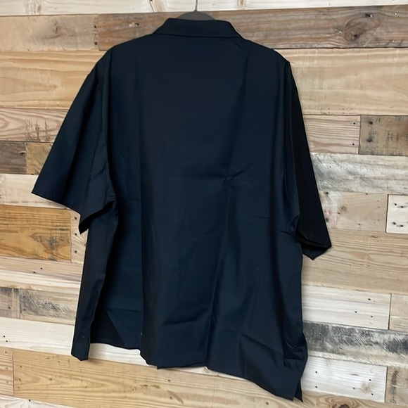 Happy Chef size 3X black short sleeve snap down chef shirt - Picture 10 of 10